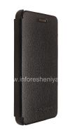 Фотография 4 — Фирменный кожаный чехол горизонтально открывающийся DiscoveryBuy для BlackBerry Z10, Черный