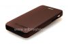 Фотография 7 — Фирменный кожаный чехол горизонтально открывающийся DiscoveryBuy для BlackBerry Z10, Коричневый
