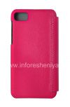 Фотография 2 — Фирменный кожаный чехол горизонтально открывающийся DiscoveryBuy для BlackBerry Z10, Розовый