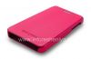 Фотография 5 — Фирменный кожаный чехол горизонтально открывающийся DiscoveryBuy для BlackBerry Z10, Розовый