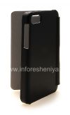 Фотография 3 — Фирменный кожаный чехол горизонтально открывающийся Nillkin для BlackBerry Z10, Черный, Кожа