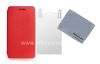 Photo 8 — Signature Leather Case horizontal opening Nillkin for BlackBerry Z10, Red Leather