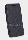 Photo 4 — Signature Leather Case horizontal opening Nillkin for BlackBerry Z10, Black, Skin, Texture "Len"