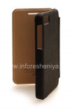 Photo 9 — অনুভূমিকভাবে Nillkin BlackBerry Z10 খোলার জন্য স্বাক্ষর চামড়া কেস, কালো, সোয়েড্ চামড়া
