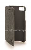 Фотография 2 — Фирменный кожаный чехол горизонтально открывающийся Nillkin для BlackBerry Z10, Серый, Замша