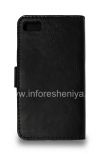 Фотография 2 — Фирменный кожаный чехол-кошелек Naztech Klass Wallet Case для BlackBerry Z10, Черный (Black)