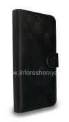 Фотография 4 — Фирменный кожаный чехол-кошелек Naztech Klass Wallet Case для BlackBerry Z10, Черный (Black)