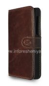 Фотография 3 — Фирменный кожаный чехол-кошелек Naztech Klass Wallet Case для BlackBerry Z10, Коричневый (Brown)