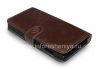 Фотография 5 — Фирменный кожаный чехол-кошелек Naztech Klass Wallet Case для BlackBerry Z10, Коричневый (Brown)