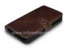 Фотография 7 — Фирменный кожаный чехол-кошелек Naztech Klass Wallet Case для BlackBerry Z10, Коричневый (Brown)