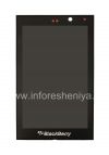 Photo 1 — Screen LCD + Touch Screen (Touchscreen) in der Versammlung für die Blackberry-Z10, Schwarz Typ T2 001/111