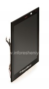 Photo 4 — Screen LCD + Touch Screen (Touchscreen) in der Versammlung für die Blackberry-Z10, Schwarz Typ T2 002/111
