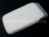 Фотография 6 — Кожаный чехол-карман для BlackBerry Z10/ 9982, Белый, Крупная текстура