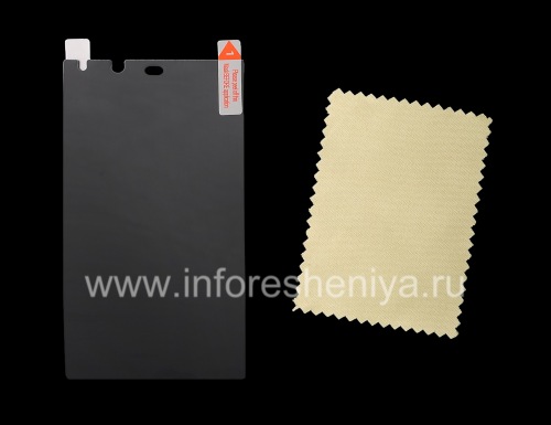 Галерея фотографий товара Защитная пленка для экрана матовая "Privacy" для BlackBerry Z10/ 9982, Затемненный
