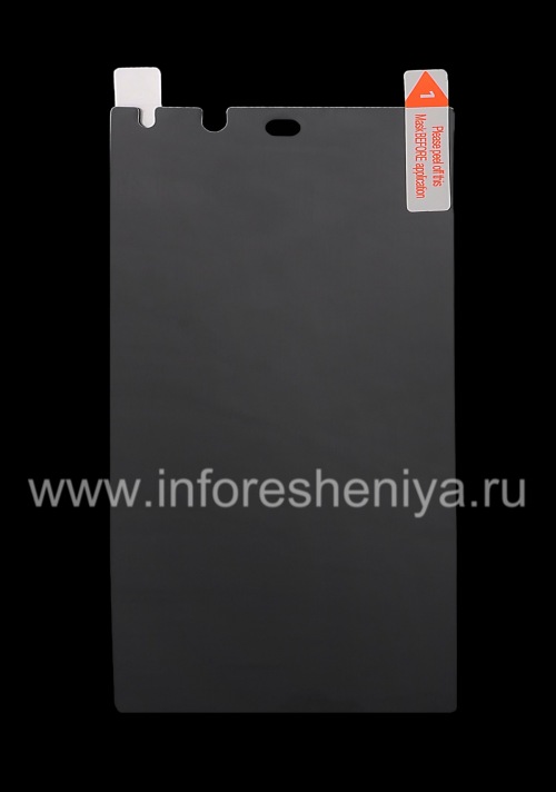 Галерея фотографий товара Защитная пленка для экрана матовая "Privacy" для BlackBerry Z10/ 9982, Затемненный