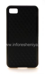 Silikonhülle kompakt "Cube" für Blackberry-Z10, Schwarz / Schwarz