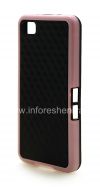 Photo 3 — Silicone Case icwecwe "Cube" for BlackBerry Z10, Black / Pink