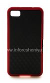 Photo 1 — Funda de silicona compacta "Cube" para BlackBerry Z10, Negro / Rojo