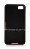 Photo 2 — Etui en silicone compact "Cube" pour BlackBerry Z10, Noir / Rouge