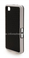Photo 3 — Silikonhülle kompakt "Cube" für Blackberry-Z10, Schwarz / Weiß