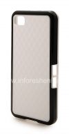 Photo 3 — Etui en silicone compact "Cube" pour BlackBerry Z10, Blanc / Noir