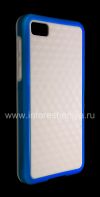 Photo 4 — Silicone Case icwecwe "Cube" for BlackBerry Z10, White / Blue