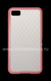 Photo 1 — Silicone Case compact "Cube" for BlackBerry Z10, White / Pink