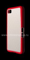 Photo 3 — Etui en silicone compact "Cube" pour BlackBerry Z10, Blanc / Rouge