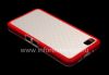 Photo 6 — Silicone Case compact "Cube" for BlackBerry Z10, White Red