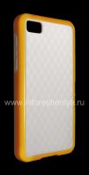 Photo 4 — Silicone Case icwecwe "Cube" for BlackBerry Z10, White / Yellow
