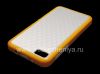 Photo 5 — Silicone Case icwecwe "Cube" for BlackBerry Z10, White / Yellow