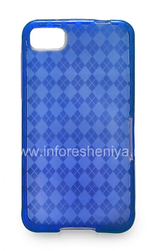 Галерея фотографий товара Силиконовый чехол уплотненный Candy Case для BlackBerry Z10, Голубой