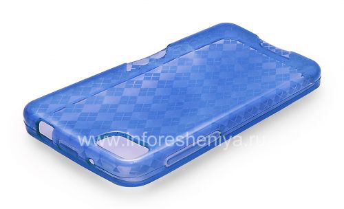 Галерея фотографий товара Силиконовый чехол уплотненный Candy Case для BlackBerry Z10, Голубой