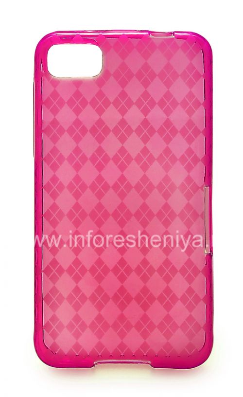 Галерея фотографий товара Силиконовый чехол уплотненный Candy Case для BlackBerry Z10, Розовый