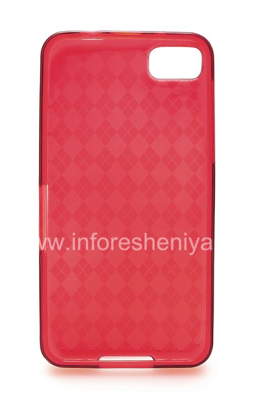 Галерея фотографий товара Силиконовый чехол уплотненный Candy Case для BlackBerry Z10, Красный