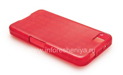 Галерея фотографий товара Силиконовый чехол уплотненный Candy Case для BlackBerry Z10, Красный
