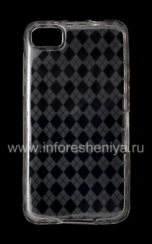 Галерея фотографий товара Силиконовый чехол уплотненный Candy Case для BlackBerry Z10, Прозрачный