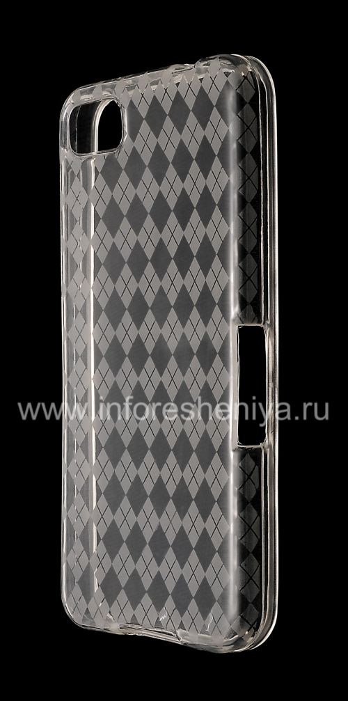 Галерея фотографий товара Силиконовый чехол уплотненный Candy Case для BlackBerry Z10, Прозрачный