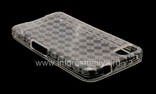 Галерея фотографий товара Силиконовый чехол уплотненный Candy Case для BlackBerry Z10, Прозрачный