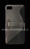 Photo 1 — Silicone Case Streamline packed with Stand for BlackBerry Z10, Gray