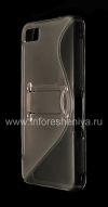 Photo 3 — Silicone Case Streamline packed with Stand for BlackBerry Z10, Gray