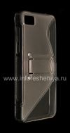 Photo 4 — Silicone Case Streamline packed with Stand for BlackBerry Z10, Gray