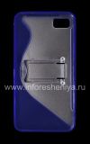 Photo 2 — Silicone Case Streamline packed with Stand for BlackBerry Z10, Blue
