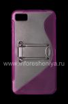 Photo 1 — Silicone Case Streamline packed with Stand for BlackBerry Z10, Lilac