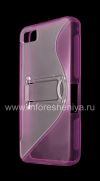 Photo 3 — Silicone Case Streamline packed with Stand for BlackBerry Z10, Lilac
