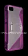 Photo 4 — Silicone Case Streamline packed with Stand for BlackBerry Z10, Lilac