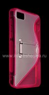 Photo 4 — Silicone Case Streamline packed with Stand for BlackBerry Z10, Pink