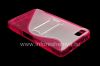 Photo 6 — Silicone Case Streamline packed with Stand for BlackBerry Z10, Pink