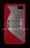 Photo 2 — Silicone Case Streamline packed with Stand for BlackBerry Z10, Red
