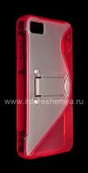 Photo 4 — Silicone Case Streamline packed with Stand for BlackBerry Z10, Red